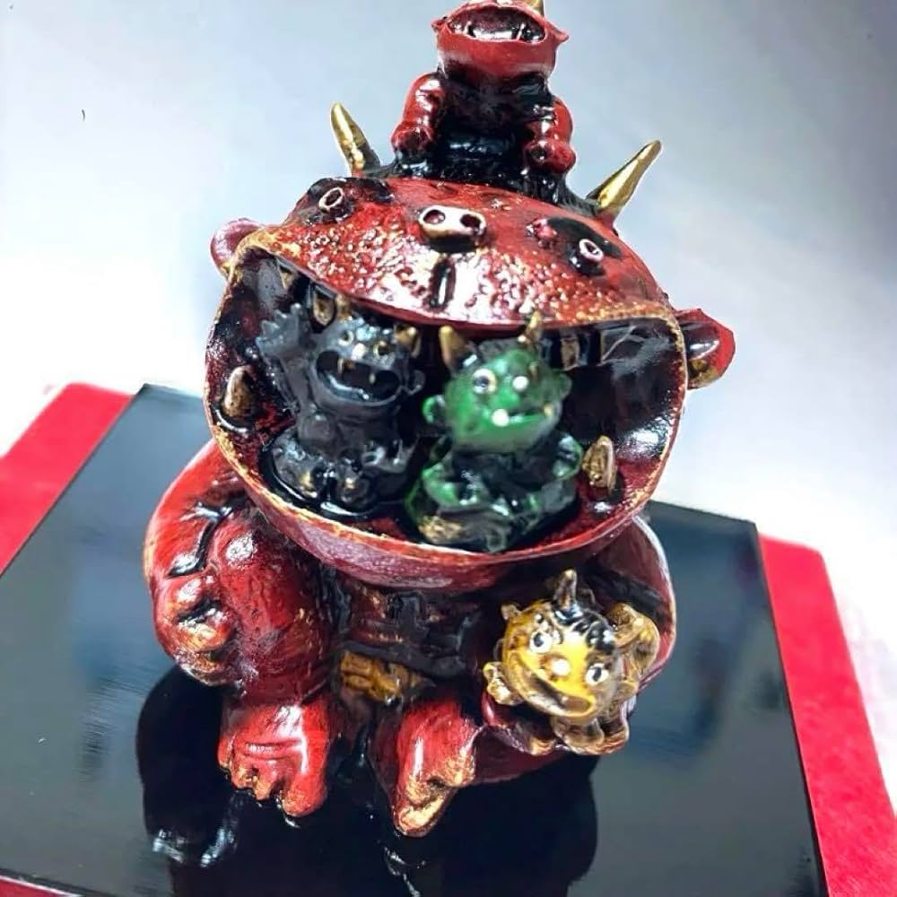 鬼 置物 厄払い 節分 赤鬼 セトクラフト 鬼 置物 厄払い 節分 赤鬼 セトクラフト