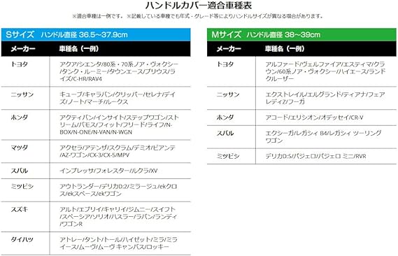 Amazon クラッツィオ ハンドルカバー 本革 Sサイズ Clazzio ブラック