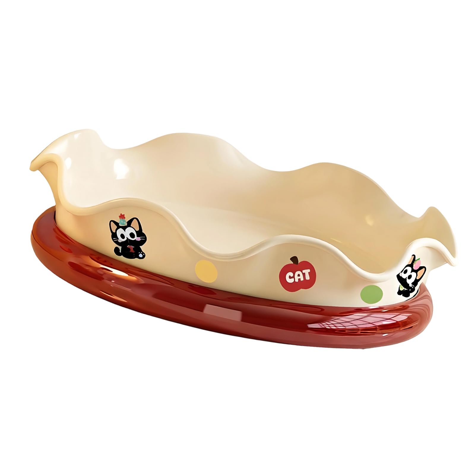 CUNZJIA Rotating Fruit Bowl with Drain Function for Efficient Kitchen Storage and Freshing Preservation