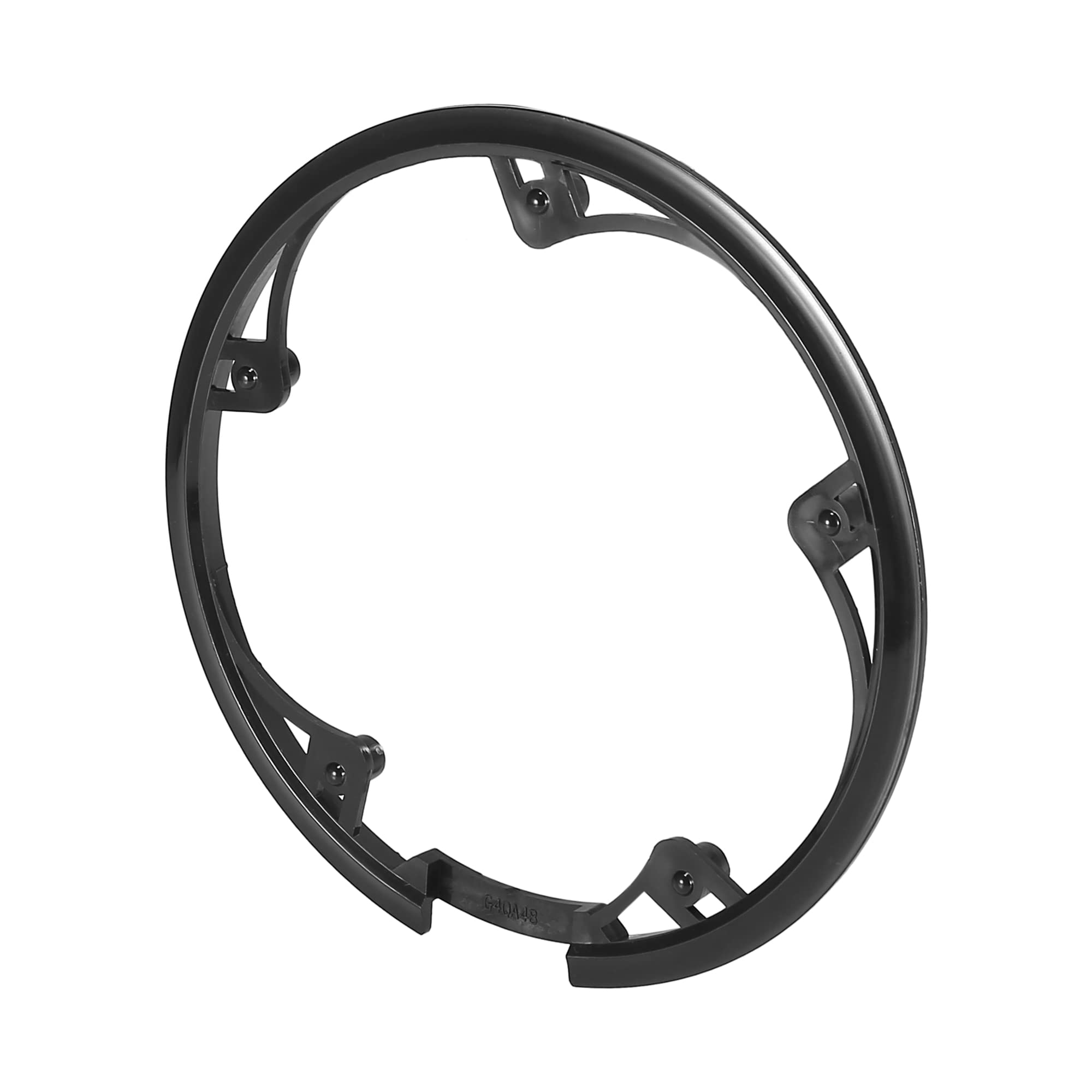 X AUTOHAUX 48 Dientes 10cm 5 Agujeros Protector de Plato de Bicicleta MTB Cubierta Rueda Cadena Negro