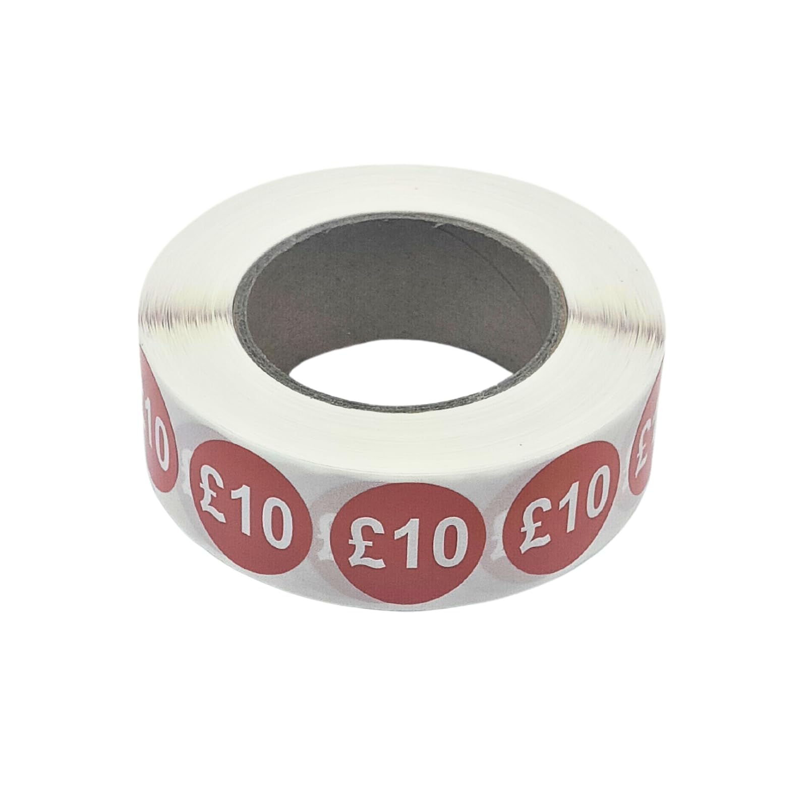1000x 25mm £1-£30 Red Price Self Adhesive Stickers Sticky Labels for Retail Display (£10)