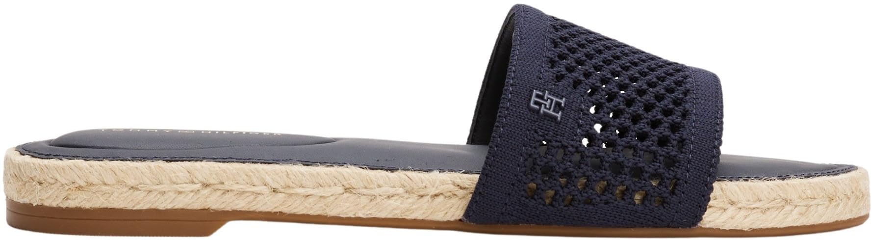 Tommy Hilfiger Damen Sandalen Knit Mesh Espadrille mit Mesh