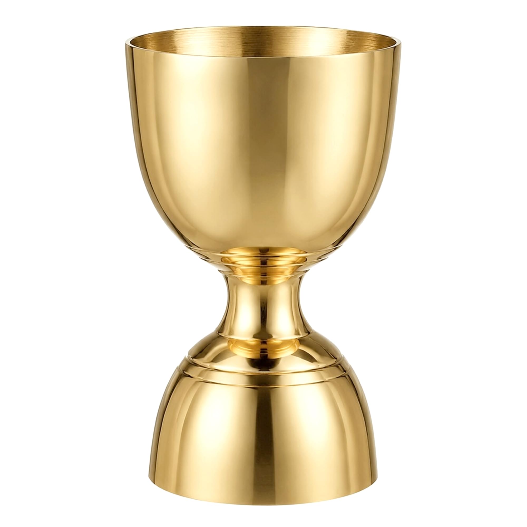 Homestia Gold - Jigger de cóctel doble estilo japonés de acero inoxidable, medidor de 1 y 2 onzas