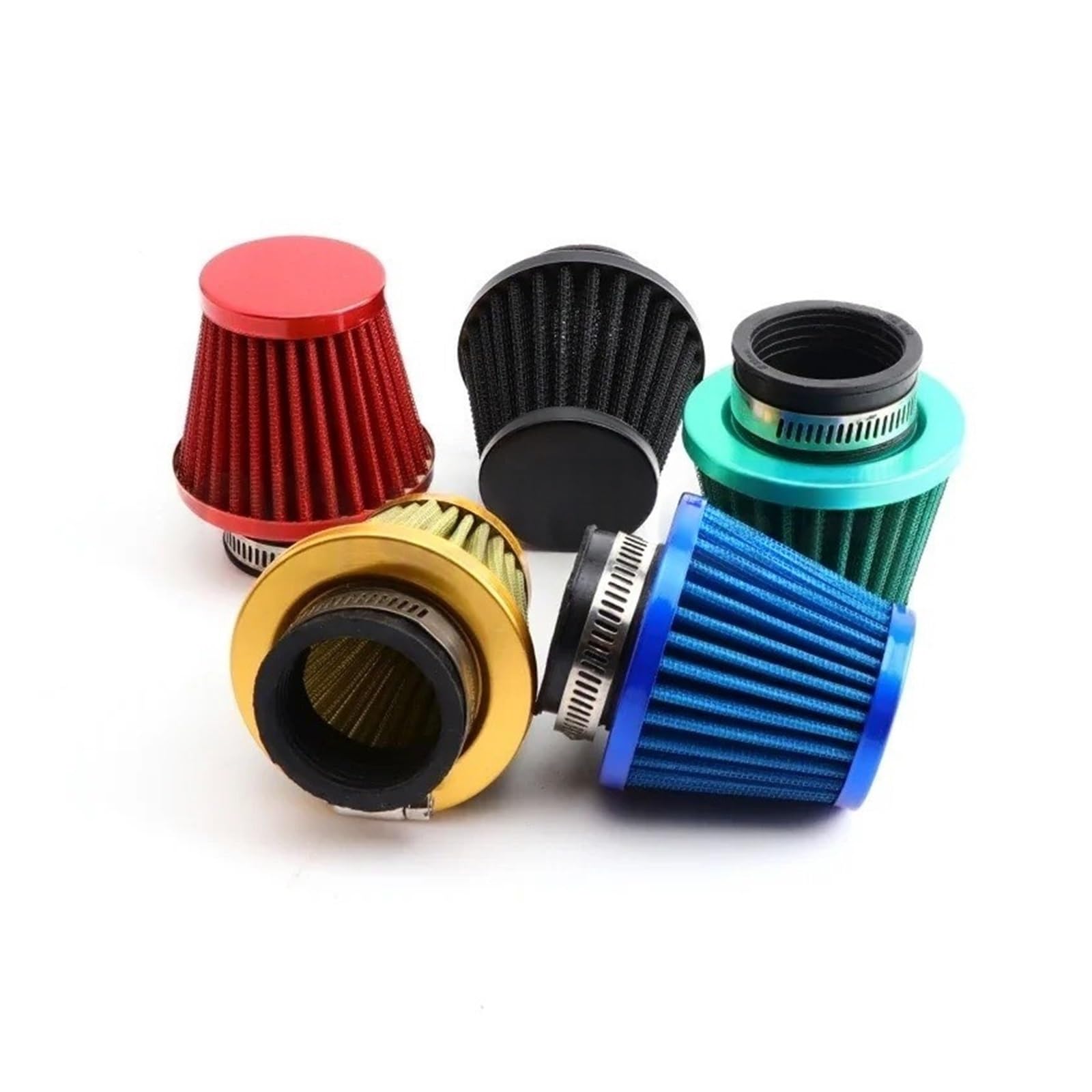 Filtro Aire Motocicleta Kit De Inducción De Admisión De Filtro De Aire para Motocicleta, 38mm, 45mm, 50mm, 58mm, Universal, para Scooter, Motocicleta, Pit Dirt Bike