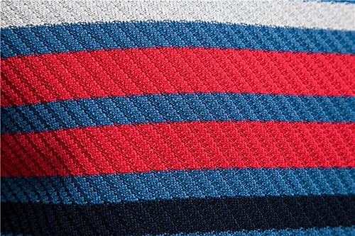 Suéteres masculino trico Suéteres masculino manga longa listrado pulôver listrado de malha patchwork