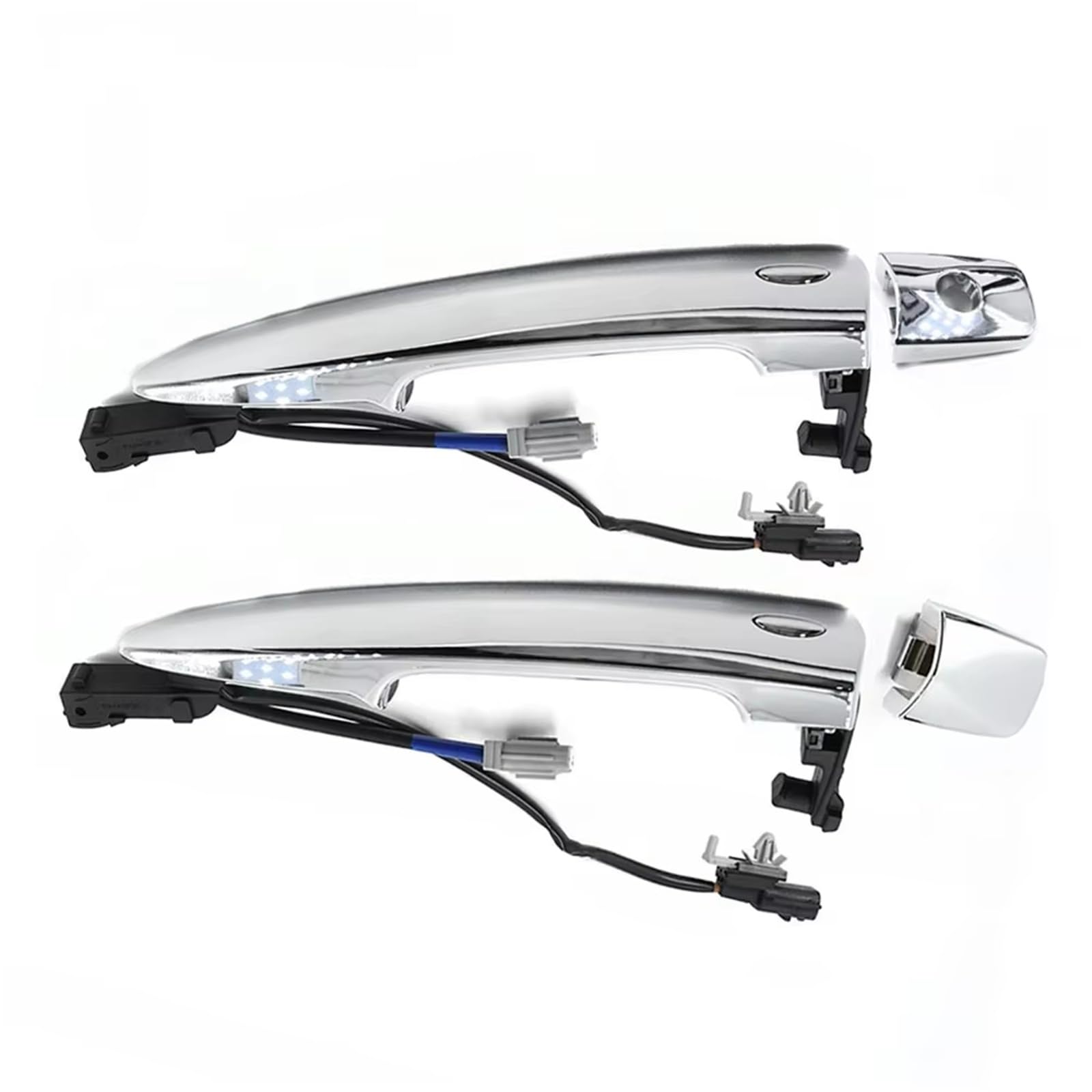 Kpuwers Exterior Door Handle Car Front Left Right Exterior Door Handles 826469N00A 806469N00A 806451AA0A for Nissan for Leaf for Maxima for Murano for Sentra Handles Replacement(Left and Right)