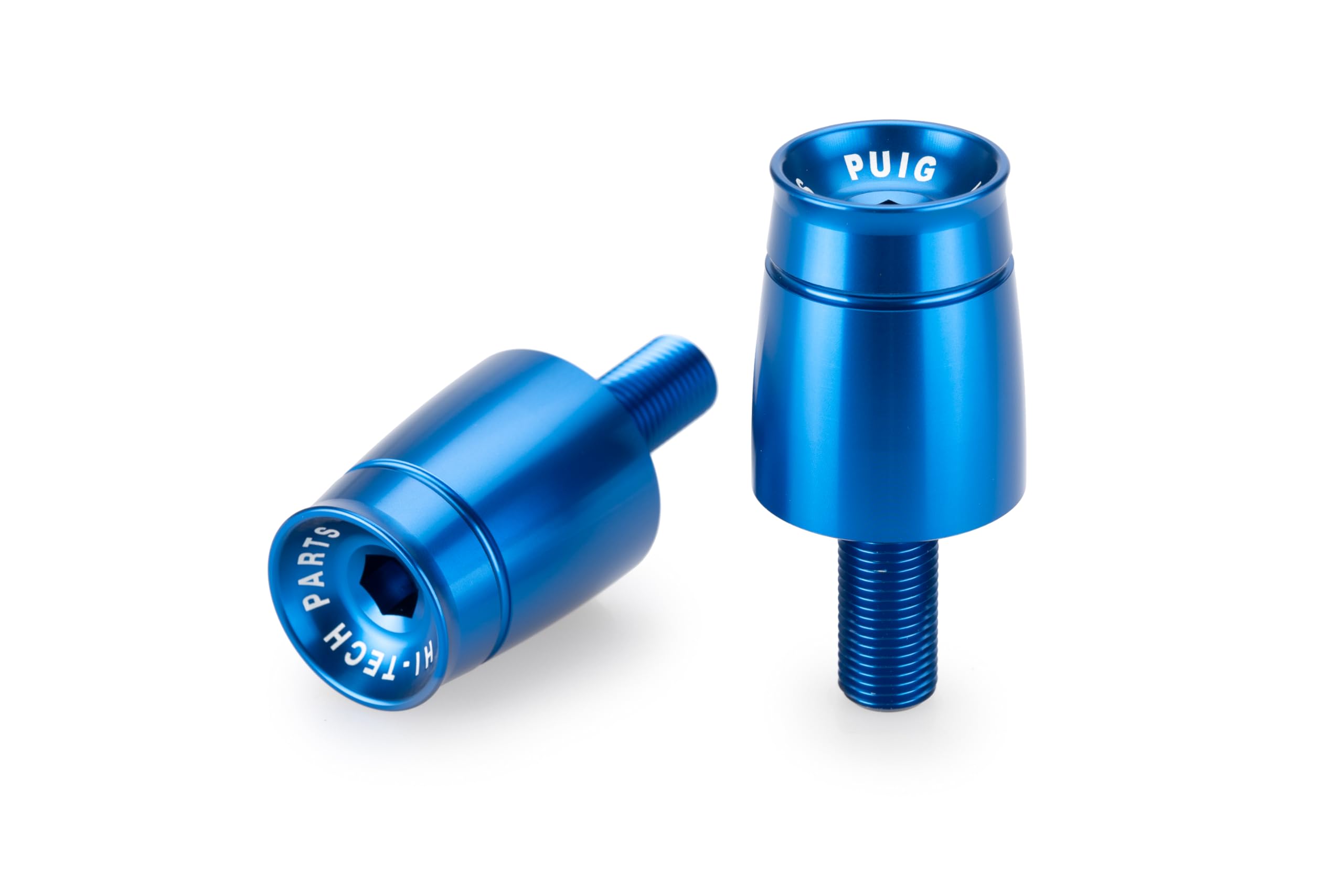 Puig Blue Speed Bar Ends - Short - Suzuki GSX R 1000 2017-2021