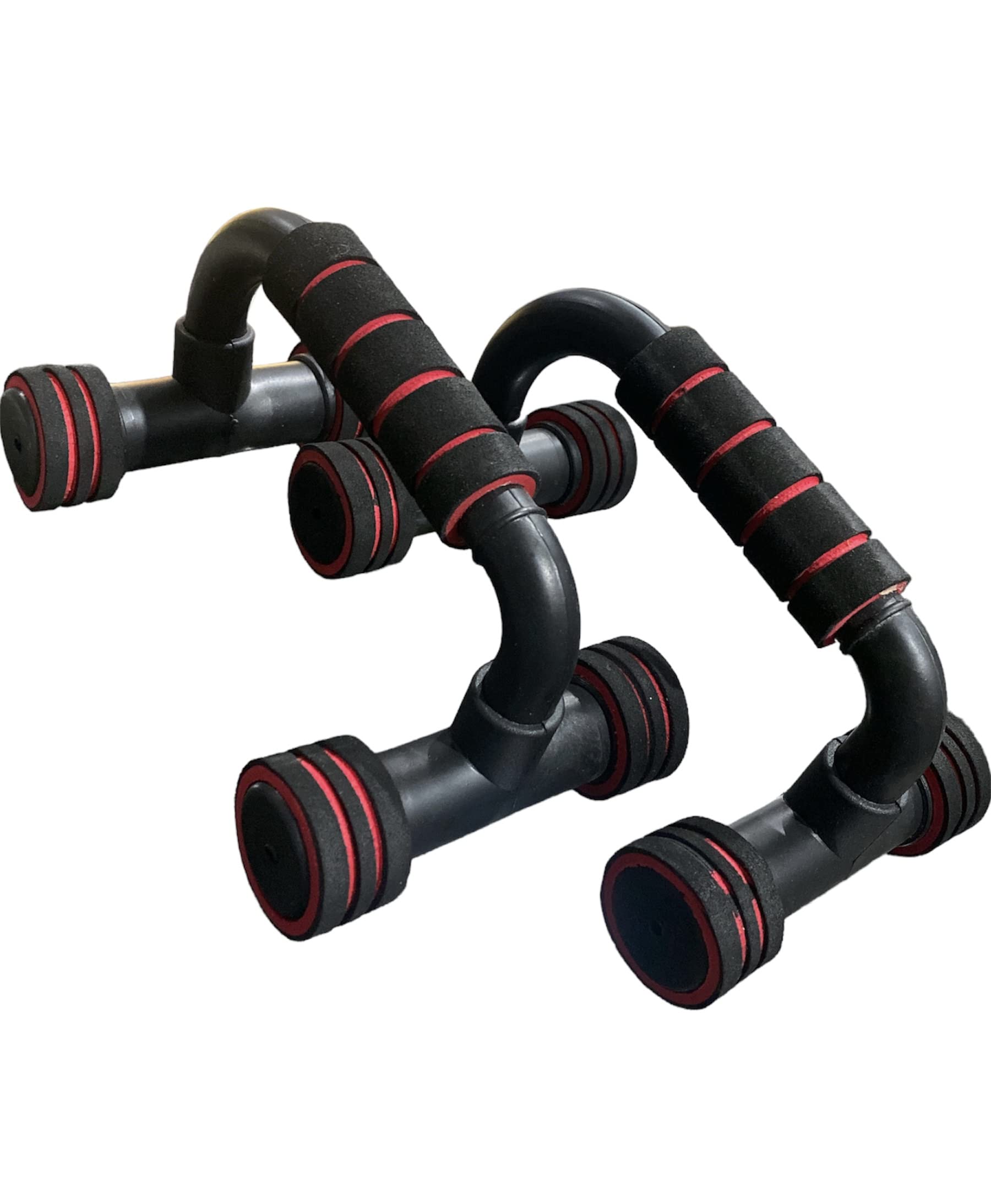 polypropylene Push Up Bar for Home & Gym Work Out for Men and Women (Red)-image-25