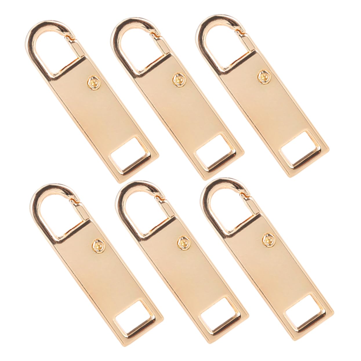 SEWACC DIY Zipper Repair Kit 6pcs Metal Zipper Pull Tab for Luggage Making Accessories Multifunctional Handle Luggage