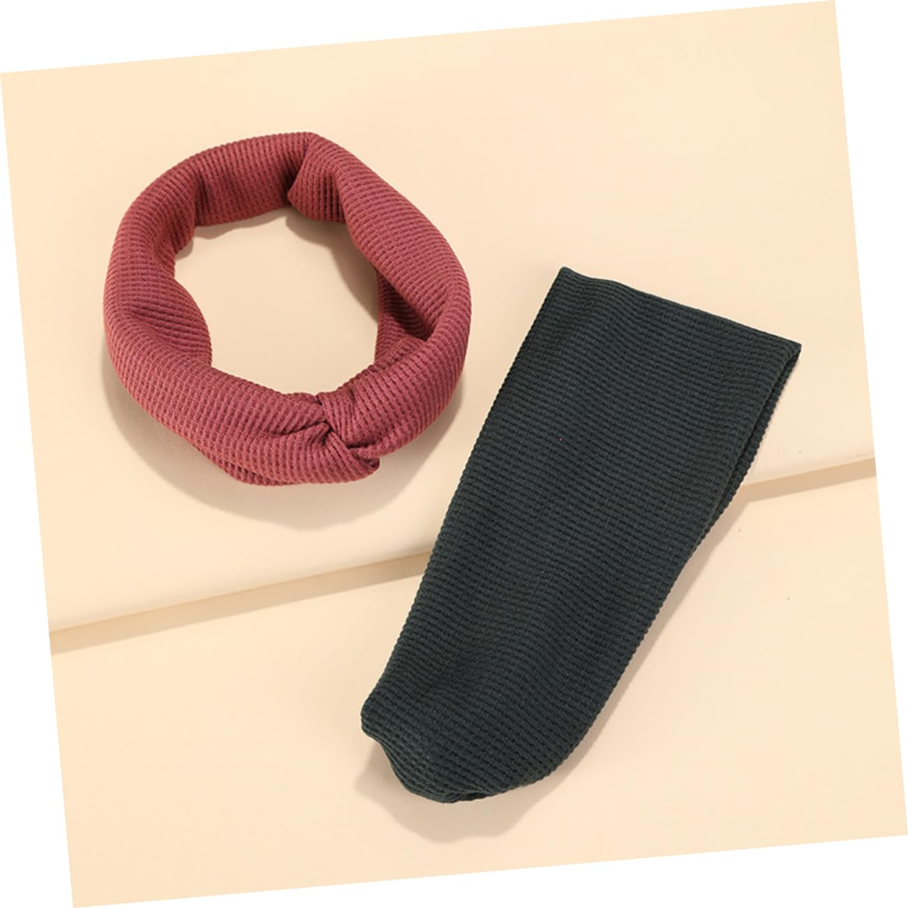 FRCOLOR 16 Pz Per Fasce Sportive Fasce Elastiche Per Larghe Elastica Con Nodo Per Il Sudore Allungamento Ampio Donne Cotone Yoga Fitness Testa a Croce