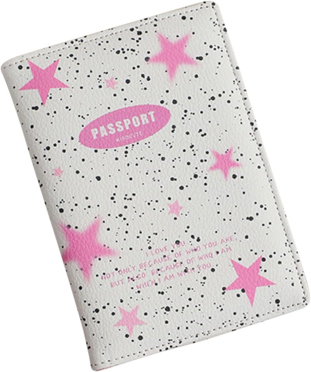 DOITOOL uffizi porta passaporto portafoglio porta copertina nome custodia multipla portafoglio porta monete portafoglio porta passaporto organizzatore passaporto pu rosa