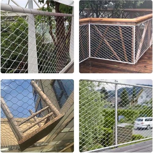 Grillage en acier inoxydable 304 de 2mm pour balcon et clôture extérieure