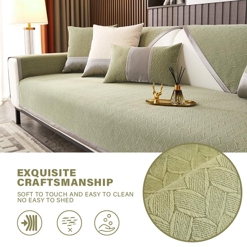 Funda de sofá reversible beige 90x210 cm lavable y protectora 6