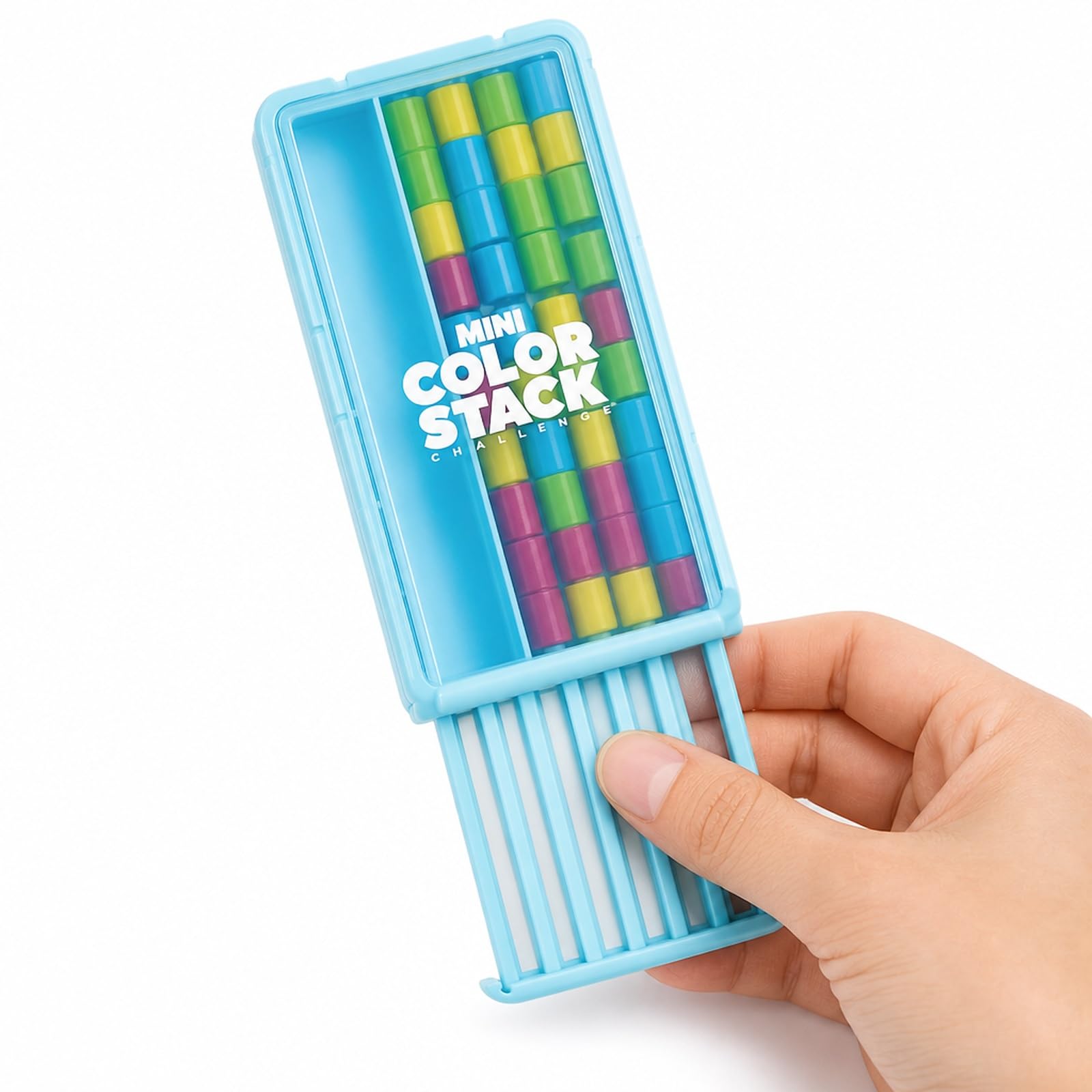 LIMZABE Mini Colour Stack Challenge Game, Fast-Paced Matching Logic Game