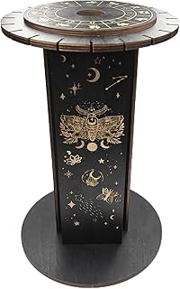 ディスプレイ用クリスタルスタンド - 多用途振り子ホルダー、プリントパターンロックスタンド 素材 |宝石用クリスタルター:魅惑的なパターンがプリンディスプレイラック岩ペンダントジュエリー装飾