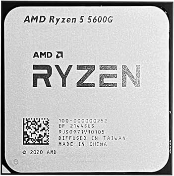 CPU A N R 5 5600G R5 5600G CPU Gaming Processor Socket AM4 3.9GHz Six-Core Twelve-Thread 65W DDR4 Desktop Accessories