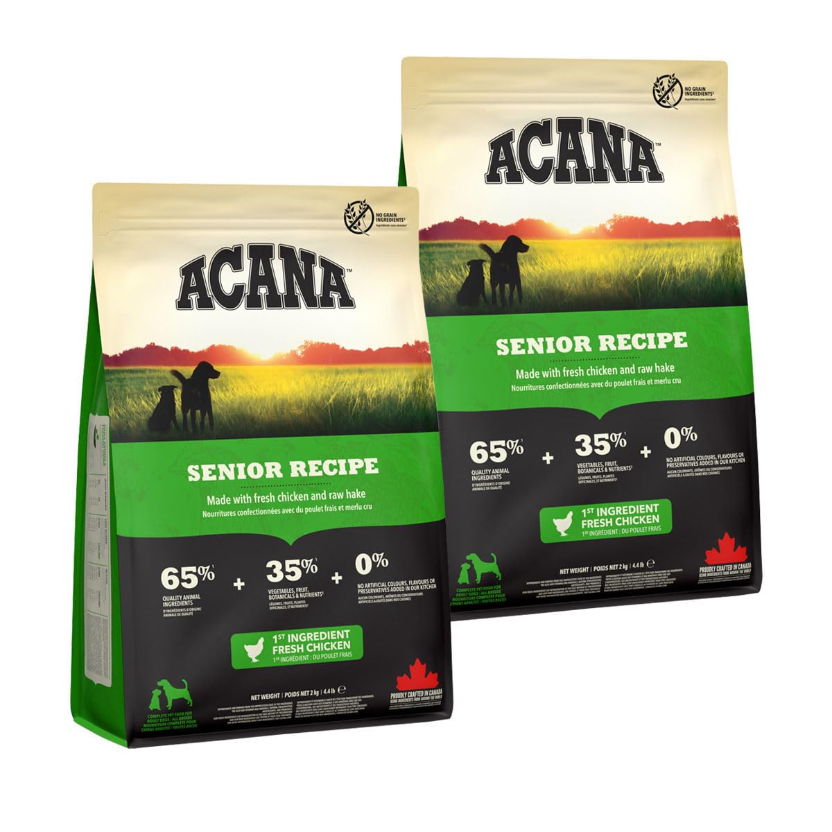 ACANA シニアドッグレシピ 2kg×2袋セット Amazon.co.jp: アカナ シニアドッグレシピ 2kg×2個 : ペット用品
