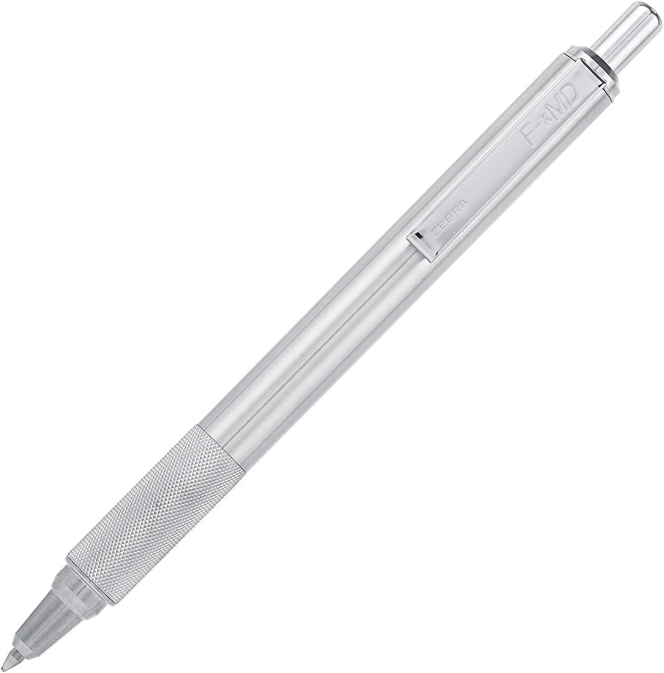 Zebra F-xMD Ballpoint 1.0mm Silver | 2 Pack