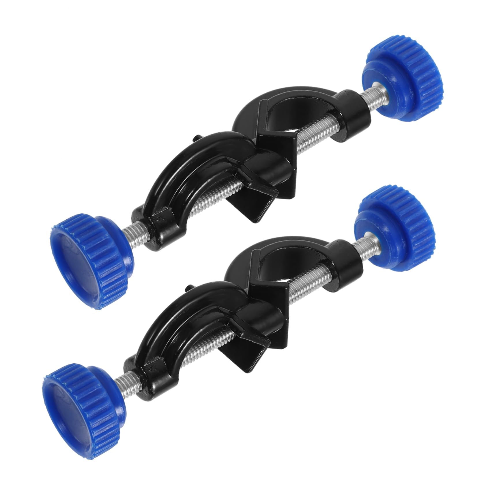 PLAFOPE Heavy Duty Clamp Clips 2pcs Lab Stand Clamp Holder Cross Clip for Laboratory Supplies