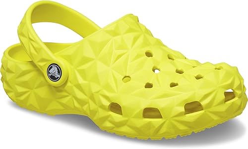 Crocs Zuecos geométricos clásicos unisex para adultos