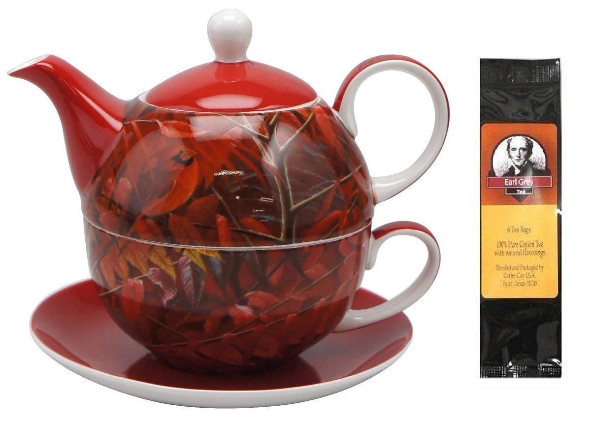 Cardinal and Sumac Tea for 1