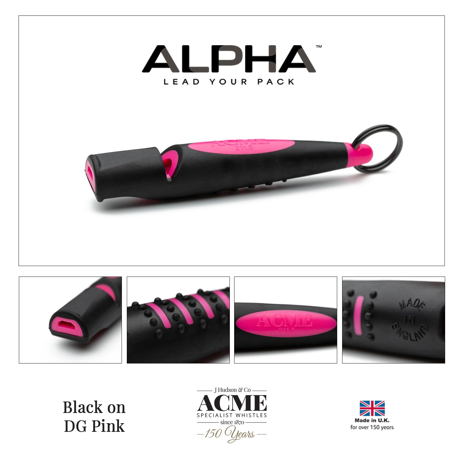 ACME 210.5 Alpha Dog Whistle, CONFIRM COLOR, Patented Sound Chambers, 110 dBA, Dog Recall Whistle for Spaniels - Image 3