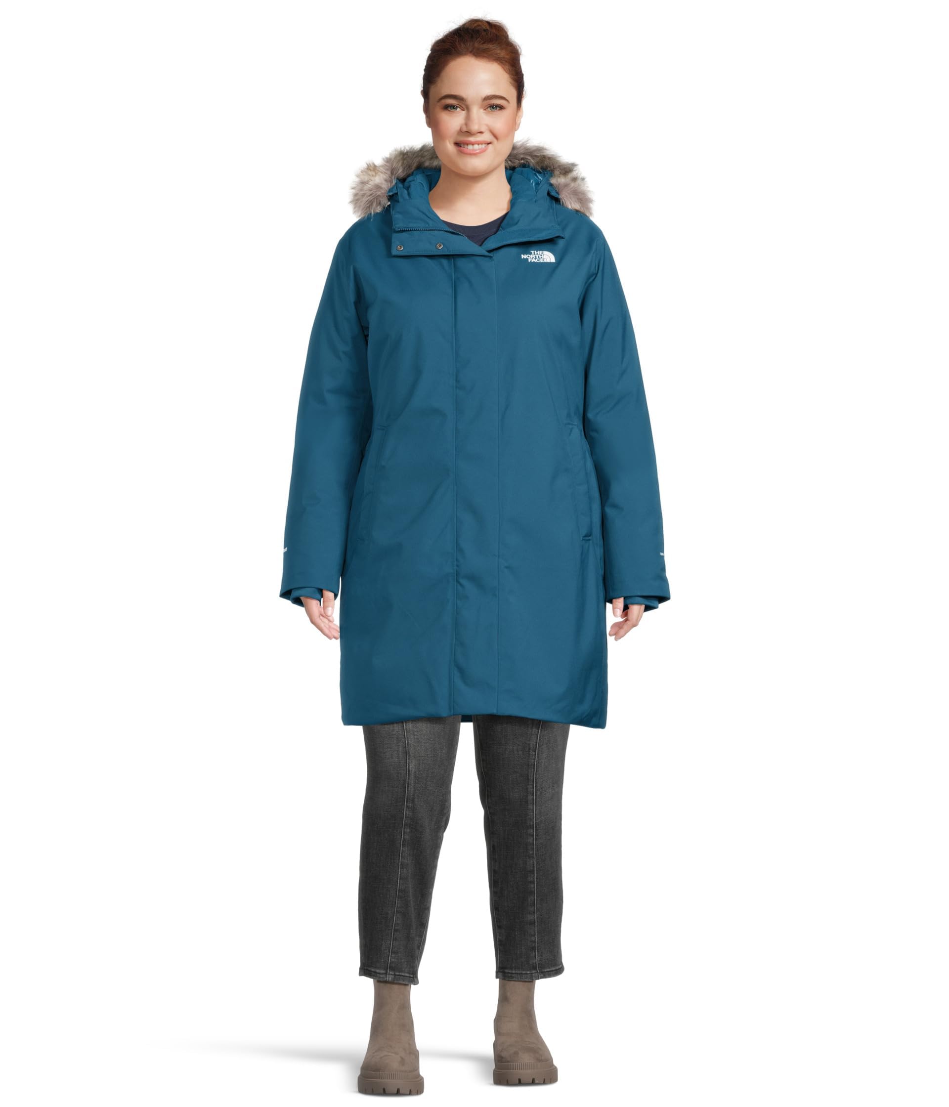 THE NORTH FACE Women's Arctic Parka (Standard &amp; Plus Size) | Waterproof Shell, Recycled Down Insulation, Adjustable Hood