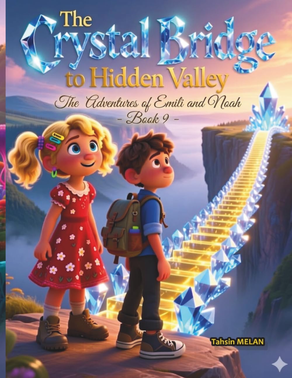 The Crystal Bridge to Hidden Valley– The Adventures of Emili and Noah -Book 9- (Macera ve Öğretici Çocuk Masalları / 3 yaşından itibaren farklı seviyelere uygun masal ve hikâyeler)