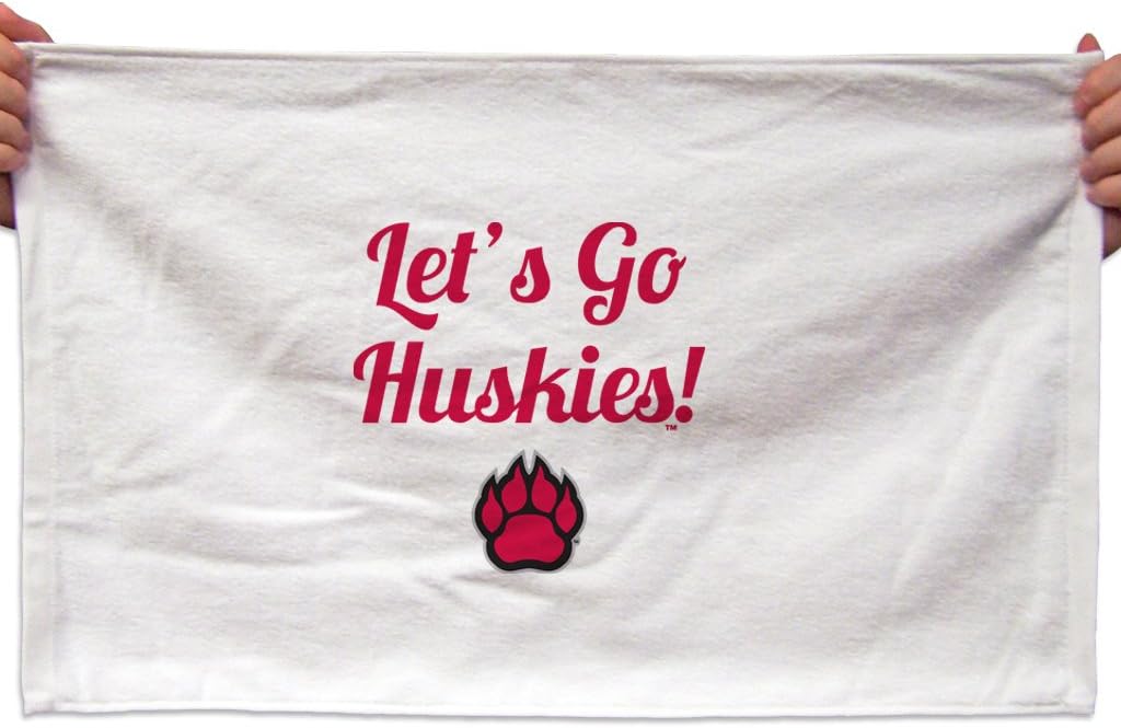 VictoryStore Towels - Northern Illinois University Rally Towel, Let's Go Huskies, Set of 3