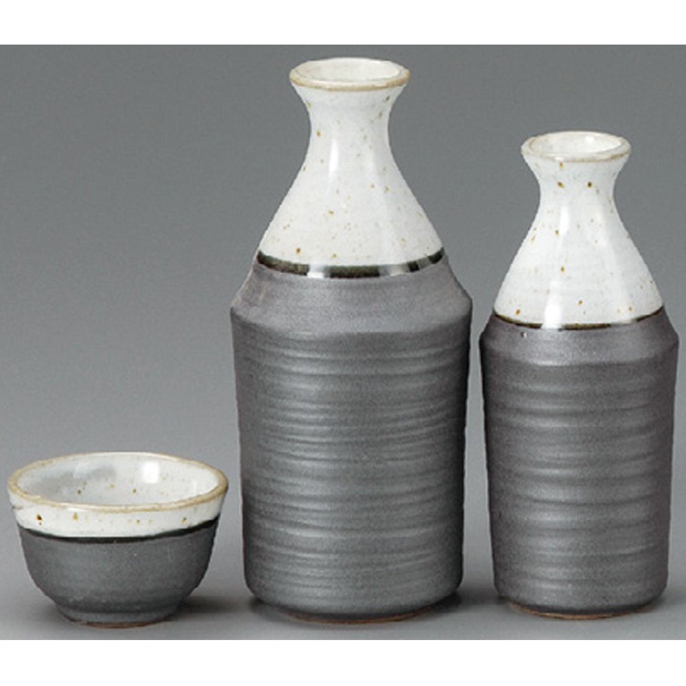 Amazon｜山下工芸(Yamasita craft) 南蛮口白駒型徳利大 7×7×16cm 340cc