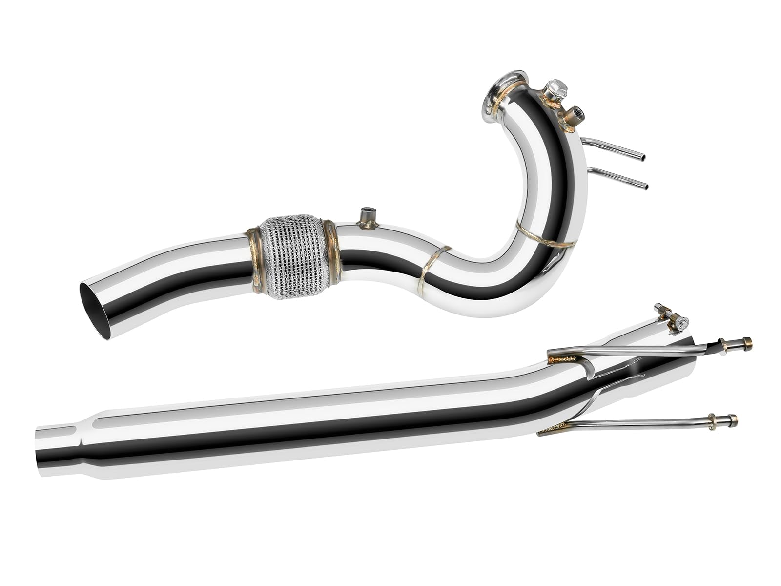 fmic.eu PERFORMANCE Downpipe do VOLKSWAGEN Jetta Mk5 1.6 2.0 TDI sportowy układ wydechowy wydech nierdzewny