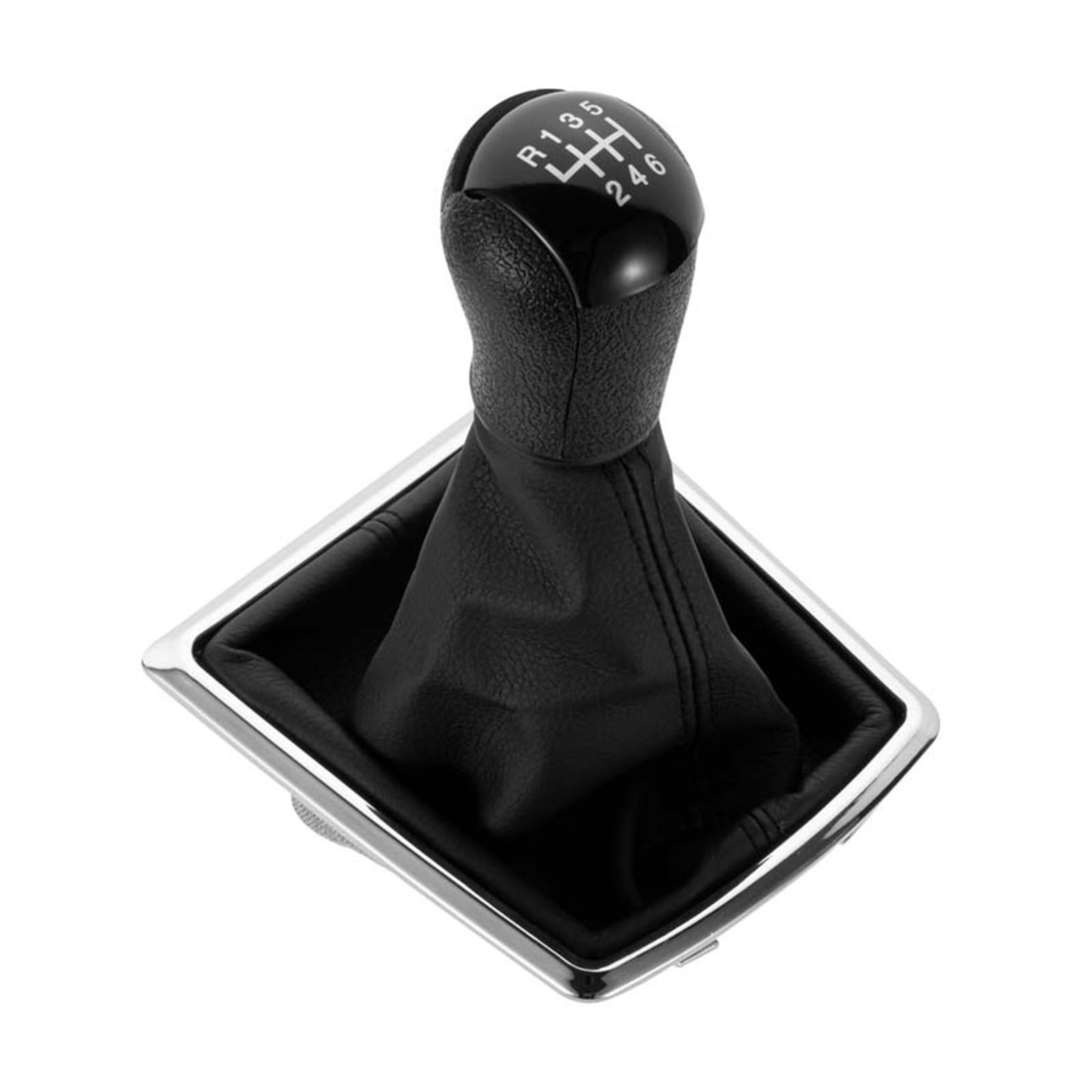 Aimazom Car Gear Shift Knob for Ford for Focus MK2 2005-2008 Manual Gear Shift Knob Shifter Lever Head for Modification and Replacement(for 6 Speed)