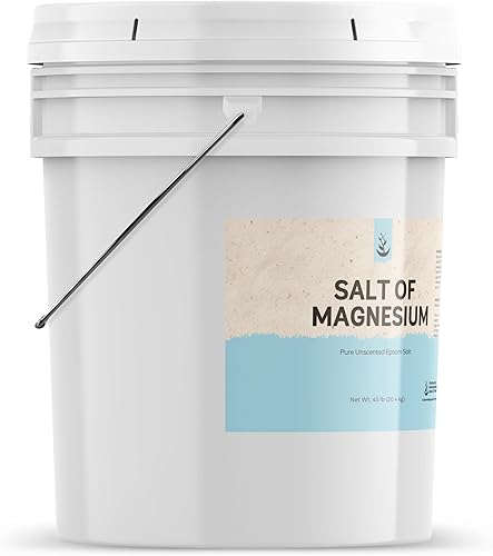 Miniatura 2 de Pure Original Ingredients Sal de magnesio (5 galones) Sal de Epsom pura, sin perfume, exfoliante natural para la piel