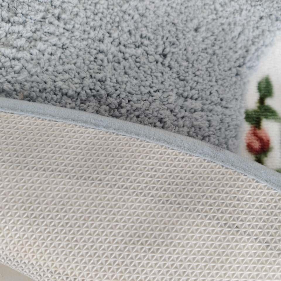 Miniatura 7 de Abreeze Alfombra rosa para sala de estar y dormitorio, antideslizante, ultrasuave, lavable y absorbente, 17.71x49.21 pulgadas, color azul