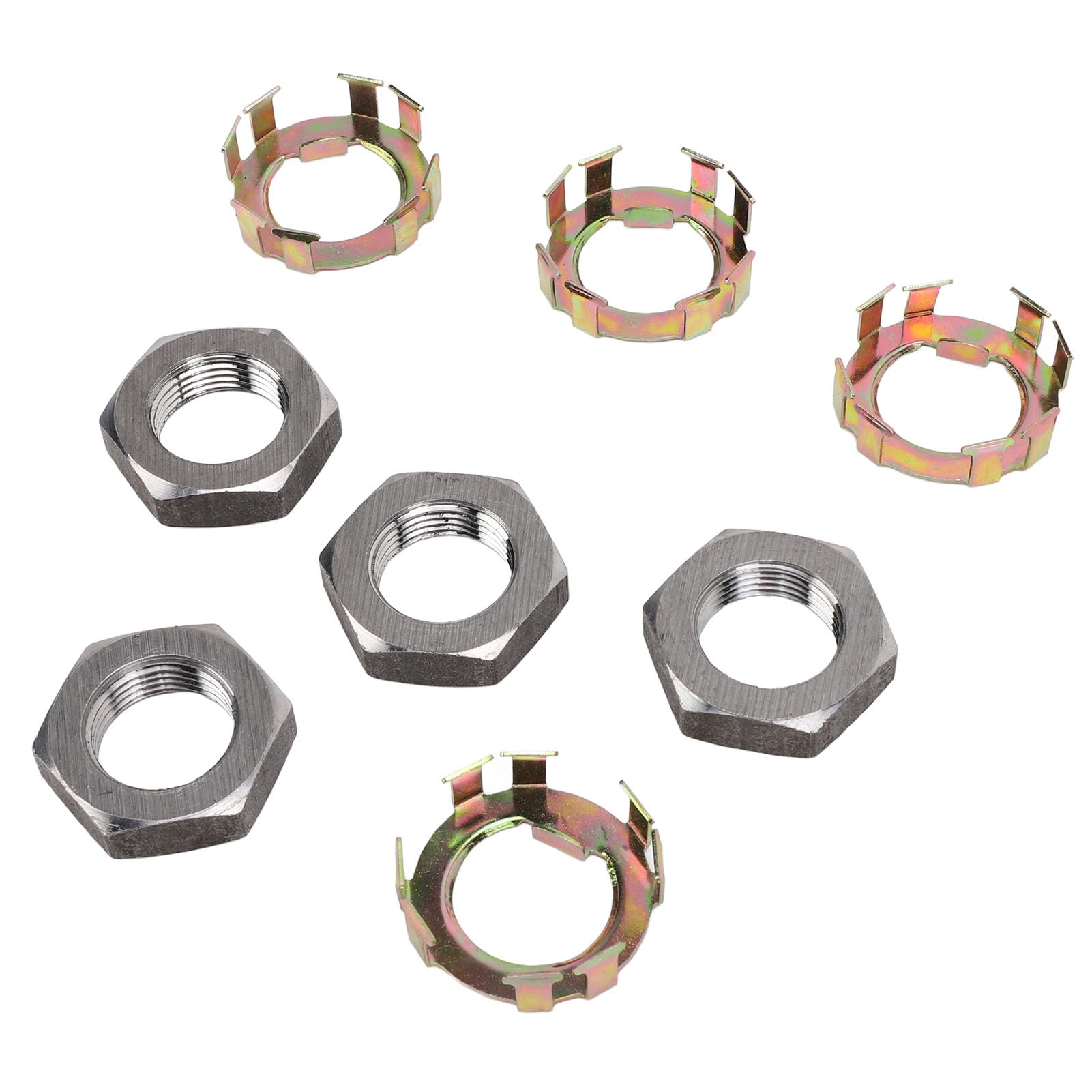 Metalowy element ustalający nakrętki wrzeciona koła przyczepy Łatwy montaż Solidny element ustalający nakrętki osi koła dla osi od 2K do 7K