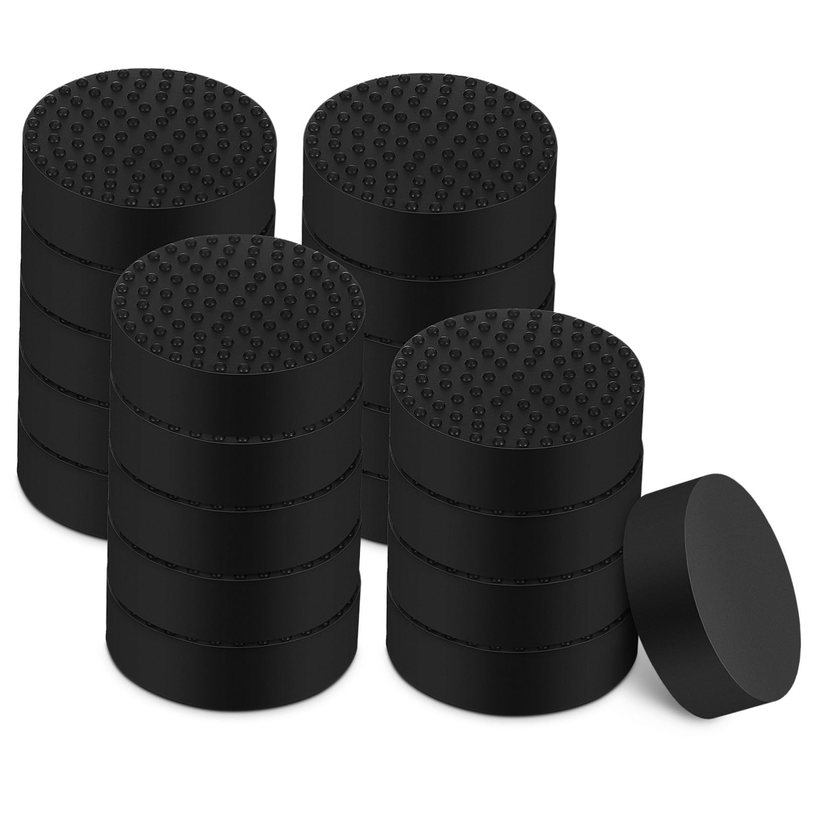 Patas para macetas de goma redondas elevadores de alta resistencia para exterior paquete de 20 unidades