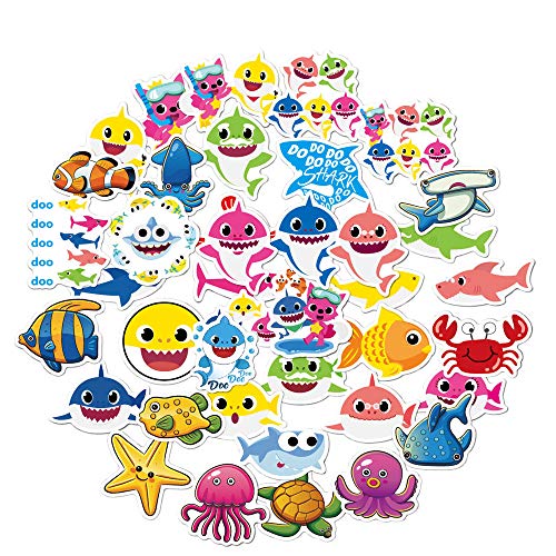 DorAn Dinosaur Temporary Tattoos Shark Tattoos Kids Dinosaur Tattoos Sets Shark Temporary Tattoo Stickers for Birthdays and Party Events (Shark Pattern)