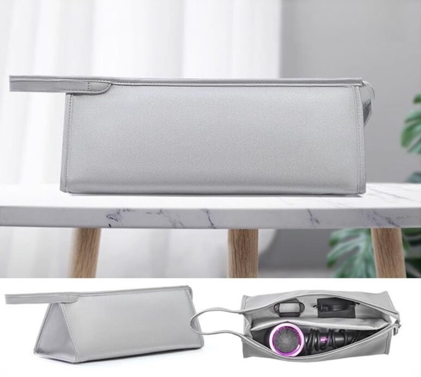 Portable Hair Dryer Storage Bag Waterproof Travel Hairdressing Tools Organizer Compatible Hairdryer Styler Accessories Protection Bag for Dyson
