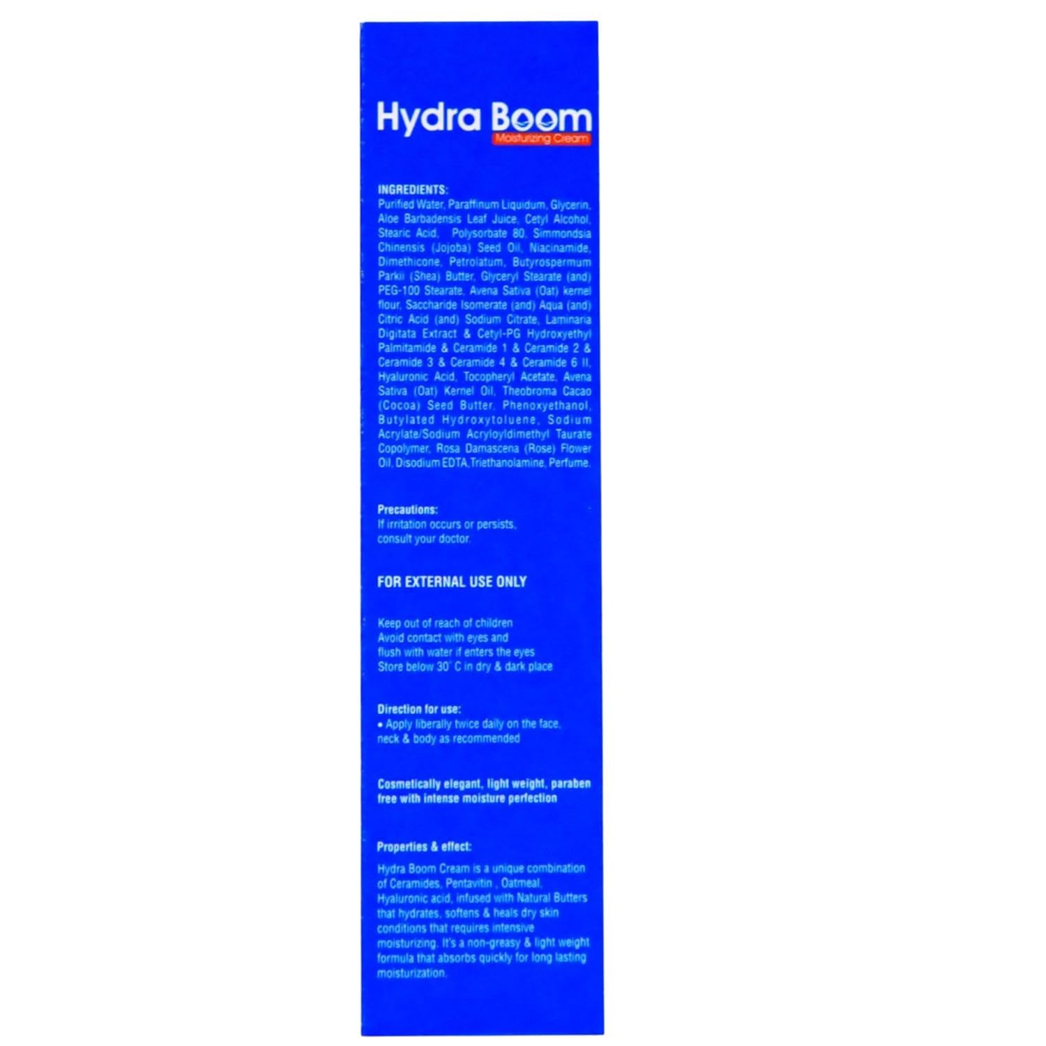 KDIT Hydra Boom Moisturizing Cream with Ceramides, Hyaluronic Acid & Natural Butters, Paraben Free, 100g 2