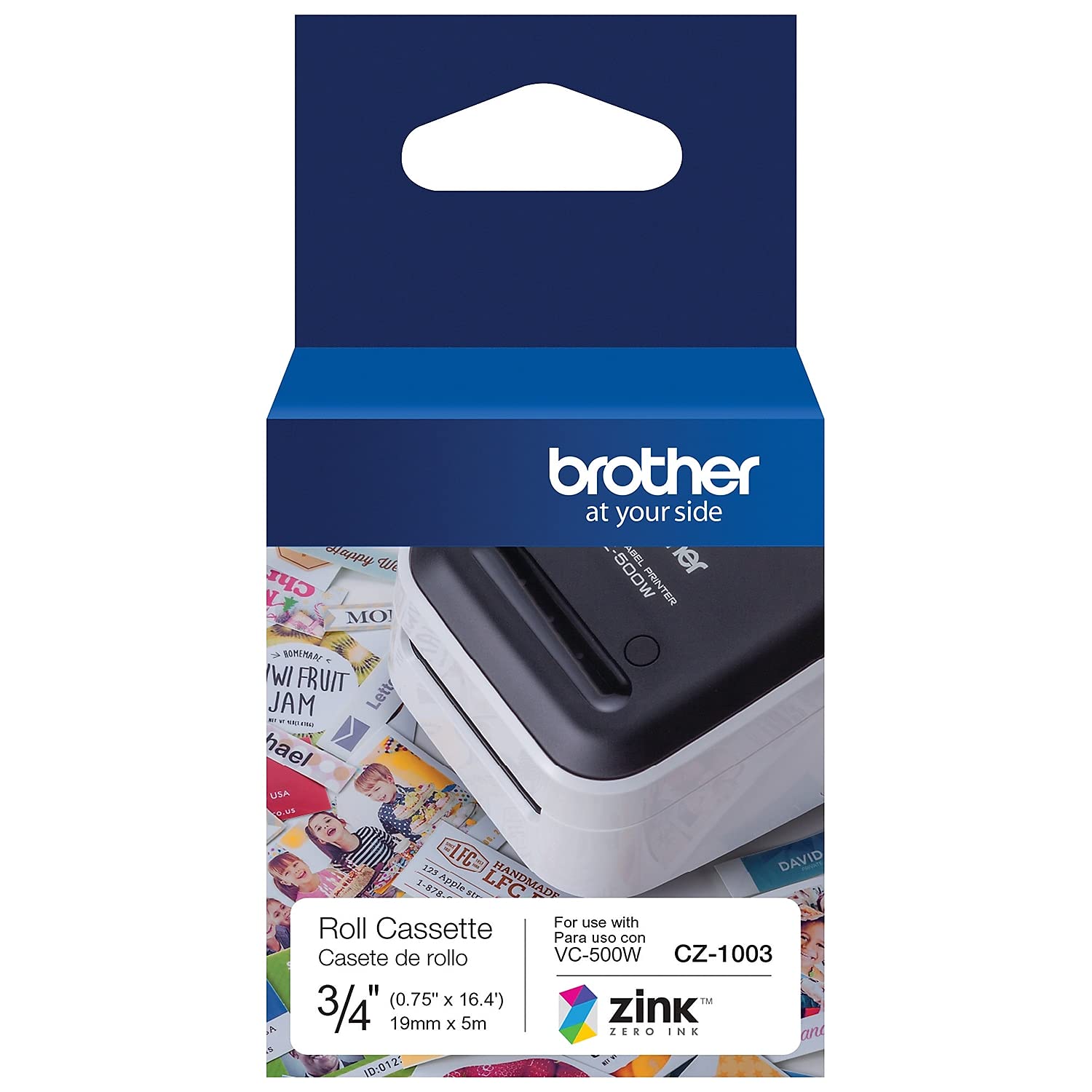 Brother CZ-1003 |Ruban d'étiquettes original | 19 mm de large