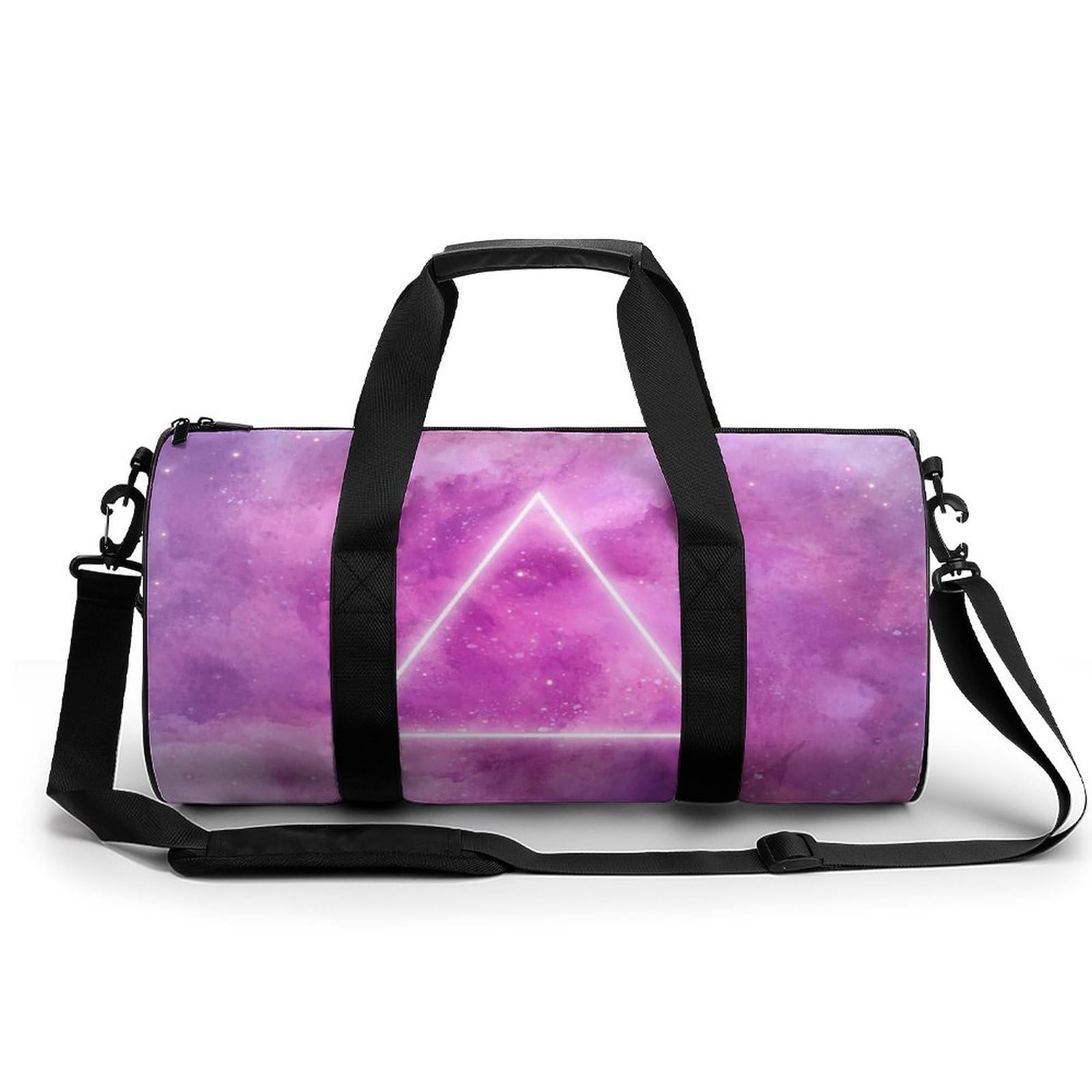 Sac de voyage triangle rose pour vos escapades de week-end et randonnées - 8