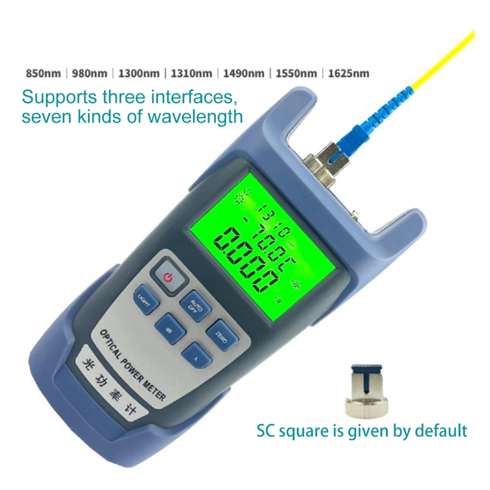 Kit d'outils de testeur câble à fibre optique 15 en 1 FTTH, compteur puissance OPM -70-+10dBm localisateur visuel défauts, stylo VFL 10/20/30 mw Inspection de circuits | 30MW pen