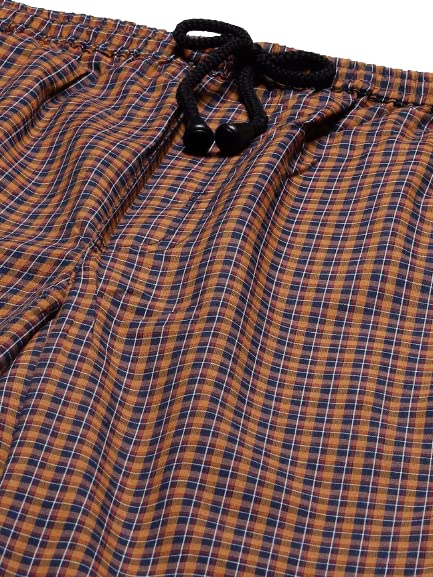 Image of SOJANYA (Since 1958 Men's Cotton Checked Nightsuit Set