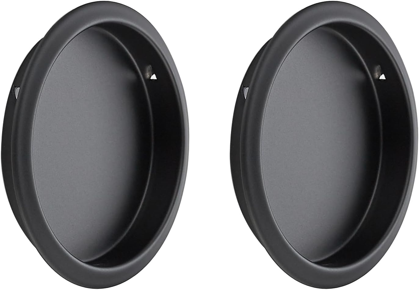 JOY DECOR 2 Pack Round Pocket Door Pulls Closet Door Pulls, 21/8