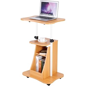 Bureau D Ordinateur Reglable A Roulette Table Chariot D Ordinateur Portable En Bois Station De Travail Debout Avec Etagere De Rangement Meuble De Bureau Informatique Pour Lit Canape Chambre Bureau Amazon Fr Cuisine Maison Bureau D Ordinateur Reglable A Roulette Table Chariot D Ordinateur Portable En Bois Station De Travail Debout Avec Etagere De Rangement Meuble De Bureau Informatique Pour Lit Canape Chambre Bureau Amazon Fr Cuisine Maison