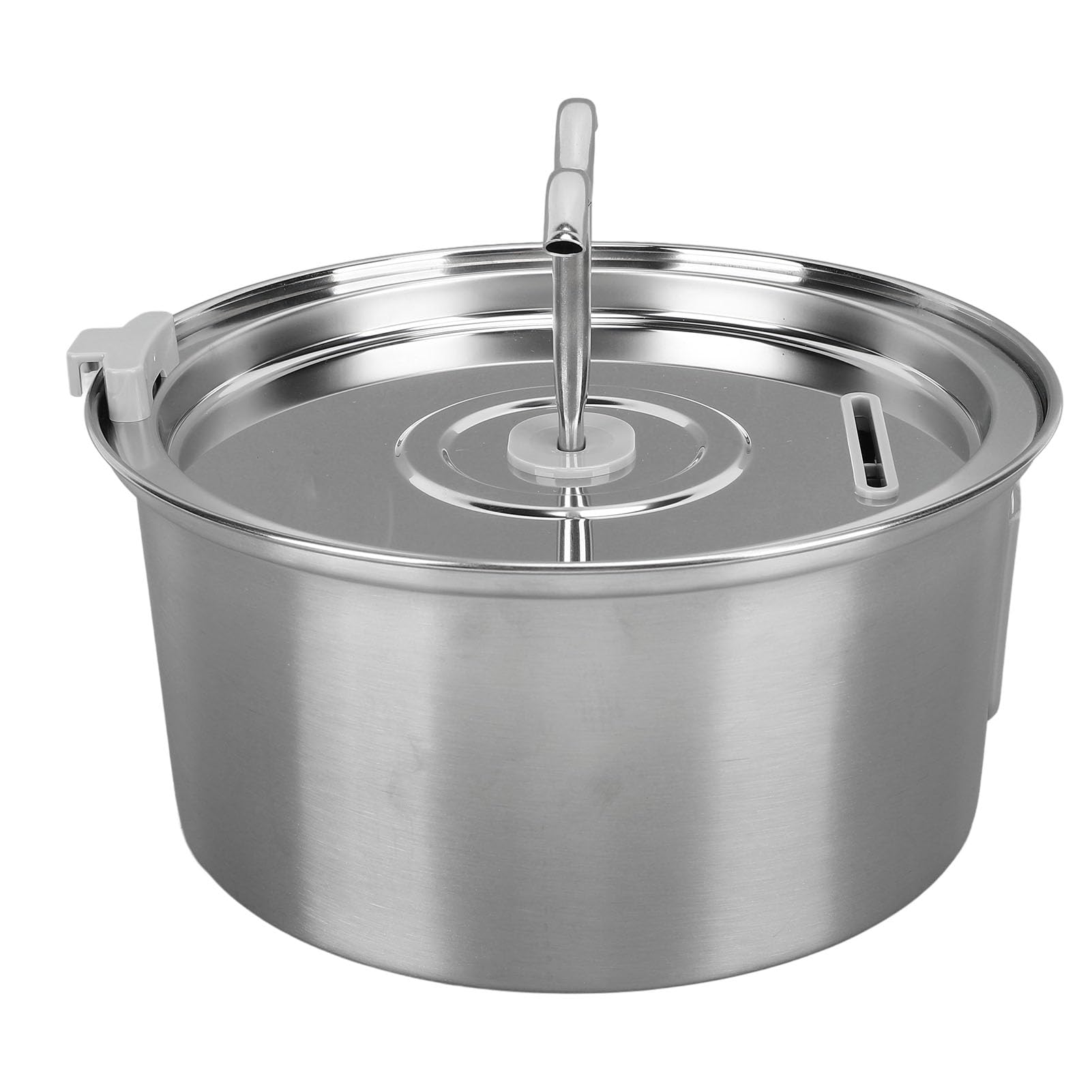 Dioche Dog Water Fountain, Stainless Steel Cat Water Fountain - 2L Water Fountains for Cats, Quiet Pump with 3 Replacement Filters, Automatic Indoor Pet Waterer Drinking Fountain - image 3