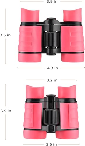 Vista 20 de Binoculares para niños, juguetes para niños y niñas de 3 a 12 años, óptica de alta resolución, a prueba de golpes, mini binoculares de juguete