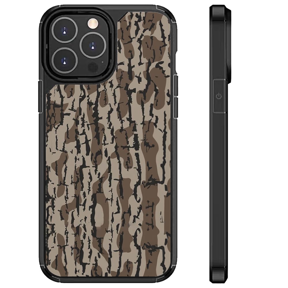 Generic Case Compatible with iPhone 16 Pro Max,Camo Leaf Case for iPhone 16 Pro Max Design for Men Boys [Anti-Scratch] Non-Slip+Shockproof Rugged TPU