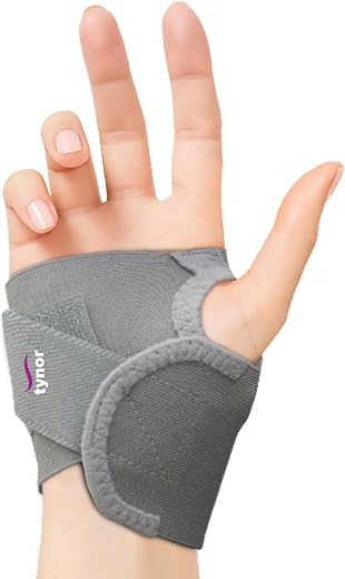 TYNOR Wrist Brace with Thumb, Support for Pain Relief &amp; Stabilization | Lightweight &amp; Breathable Wrist Support for Arthrit...