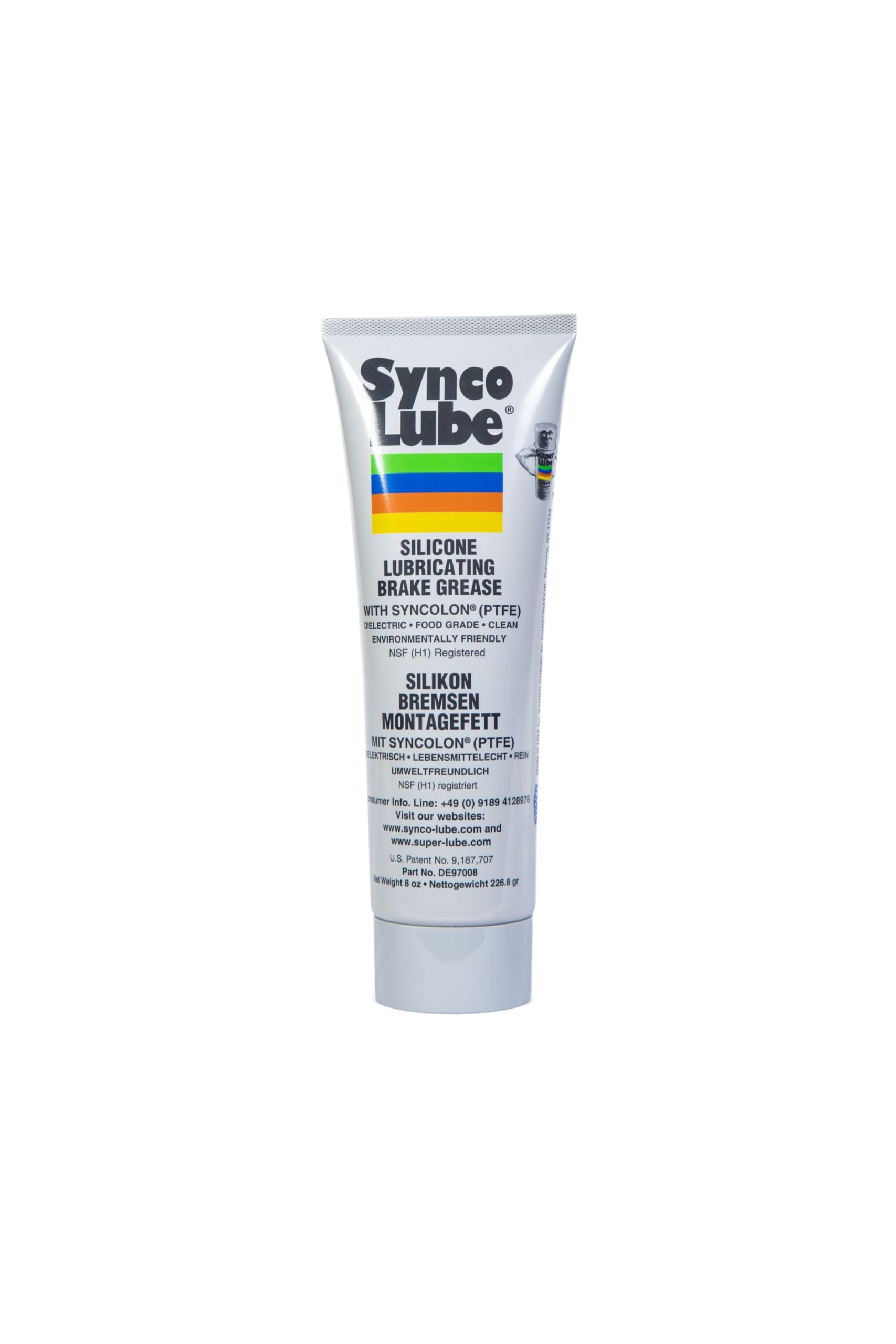 Super Synco Lube 97008 - Grasa para frenos de silicona, con Syncolon (PTFE), tubo de 226,8 g